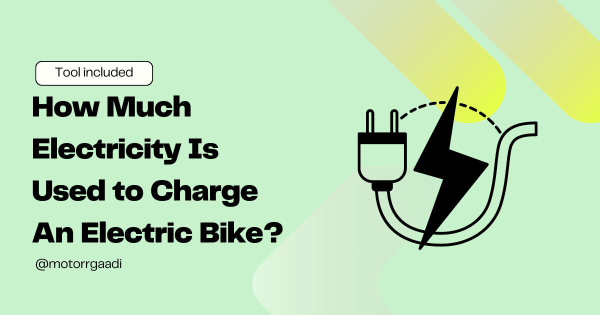 How Much Electricity Is Used to Charge An Electric Bike?